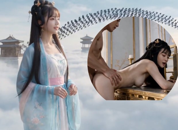 91CM-166 EP02 Chang’e is still waiting for you to come up to the moon to fuck her
